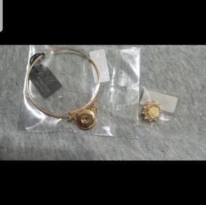 Magnolia and Vine bracelet interchangeable snaps